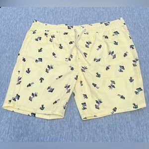 Fresh Prints of Bel Air stretch twill shorts women’s XL pull‎ on mushroom summer